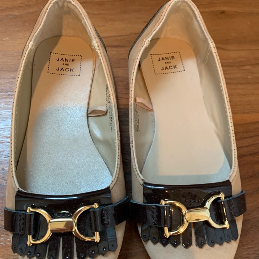 Janie and Jack size 9 toddler elegant flats